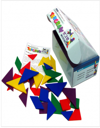 탱그램 Tangram Set (5세트 - 5가지 색상, 35조각)