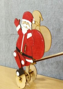 자전거 타는 산타